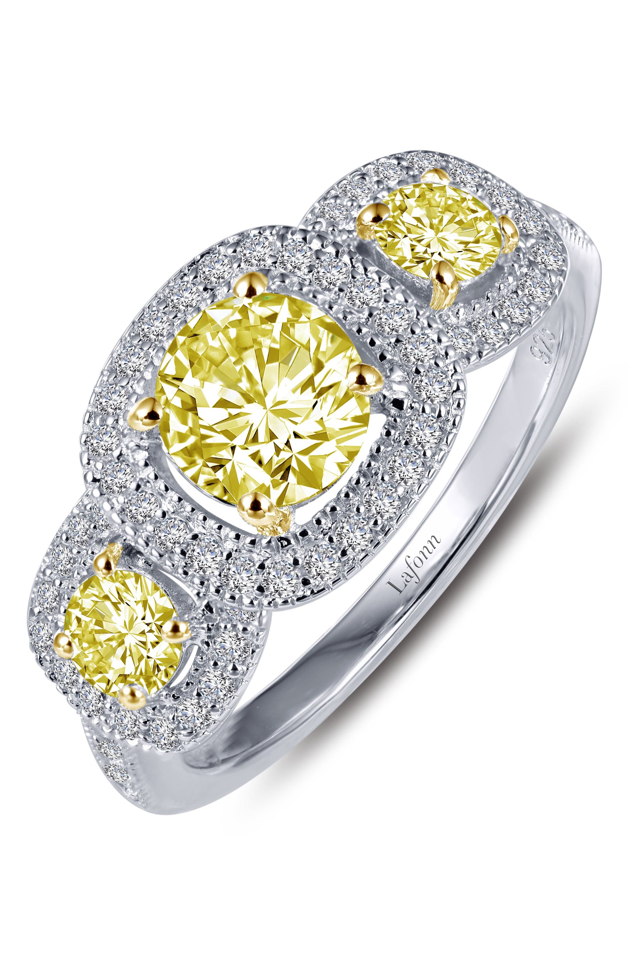 Lafonn Simulated Diamond Halo Ring Nordstrom