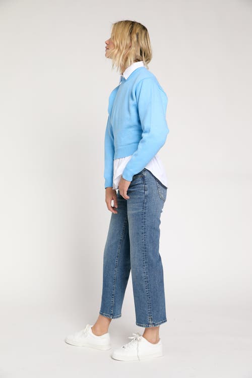 OLIVER LOGAN OLIVER LOGAN ADDINGTON HIGH RISE WIDE LEG CROP VINTAGE WORN