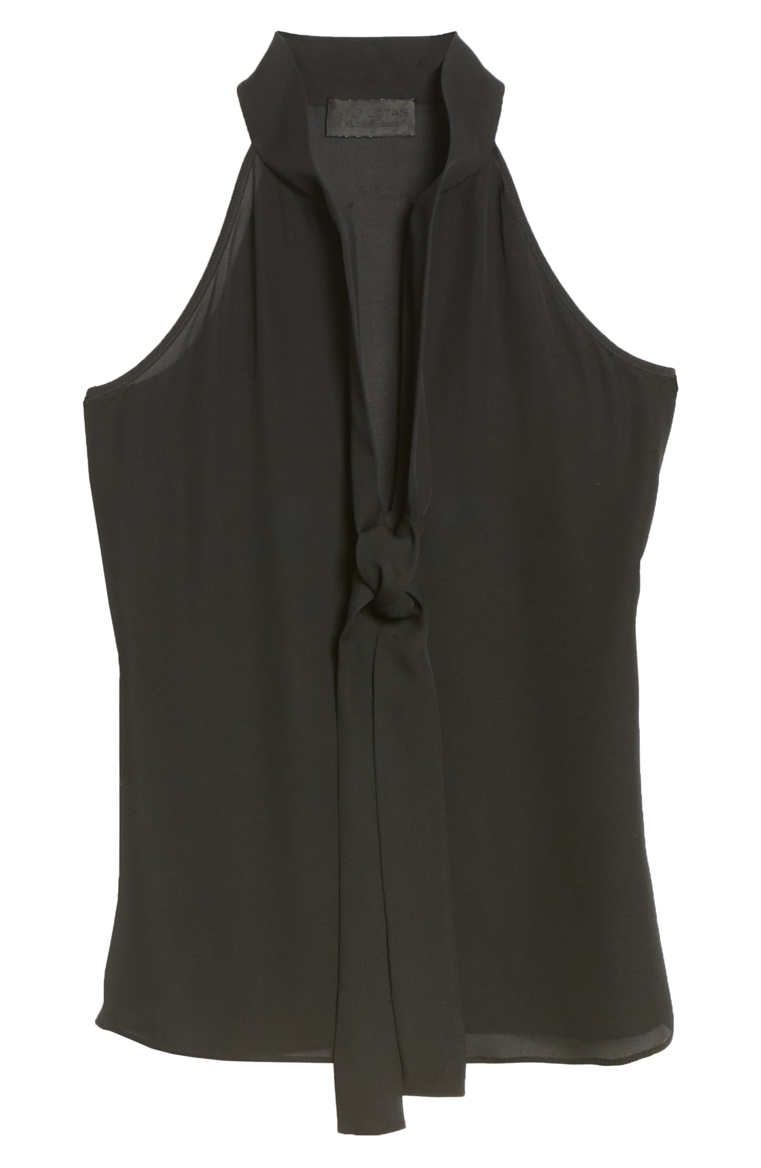 black halter blouse