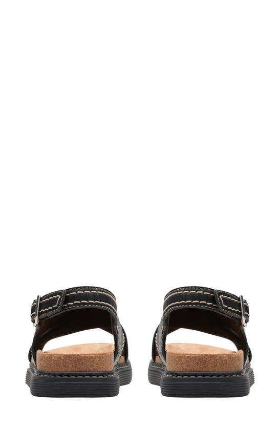 Shop Clarks (r) Arwell Slingback Sandal In Black Leather