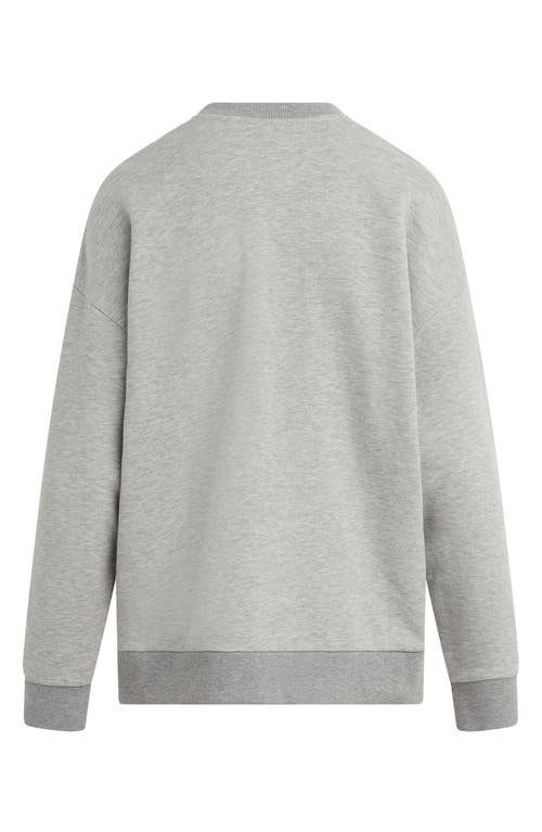 Favorite Daughter Collegiate Cotton Graphic Sweatshirt In Medium Heather Grey