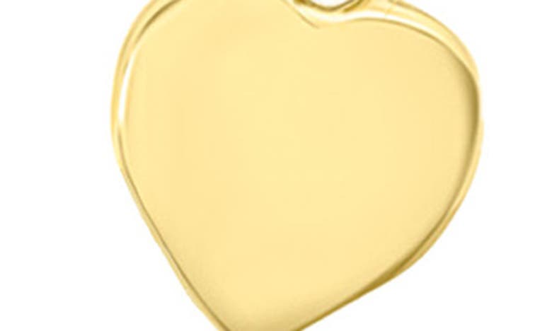 Shop Simona Charm Necklace In Gold Heart