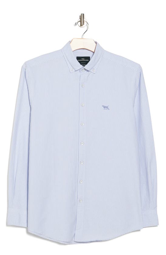 Rodd & Gunn Rockwood Stripe Button-down Shirt In Blue Stripe