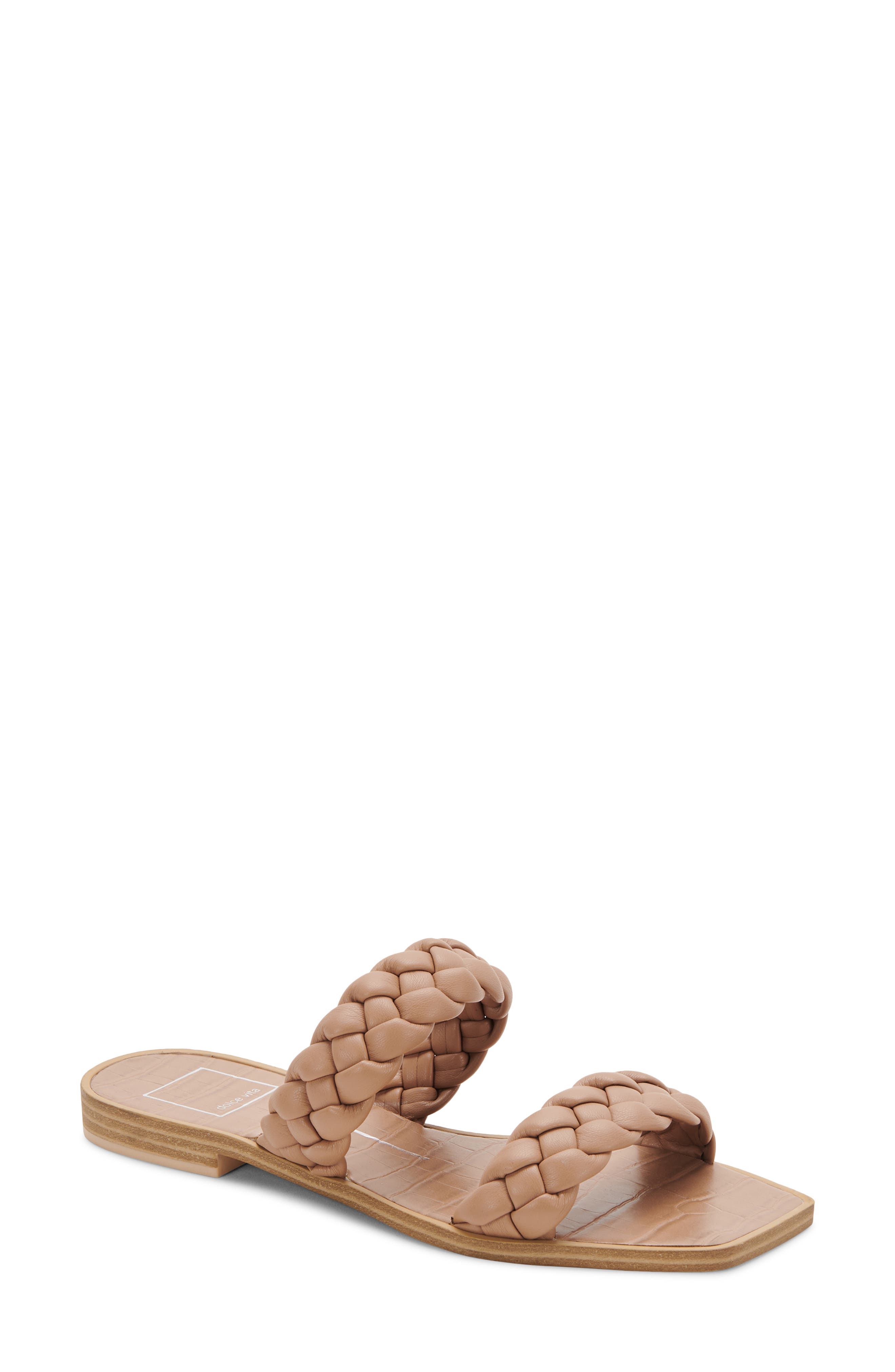 beige sandals flat