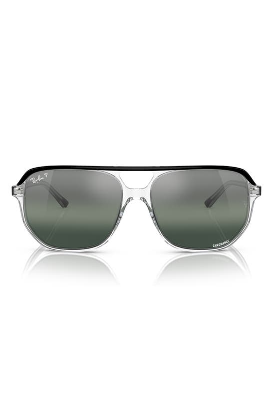 Ray Ban Bill One 60mm Square Sunglasses In Clear