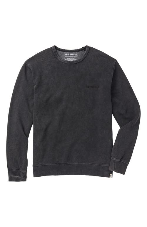 Shop Fair Harbor Saltaire Sweatshirt In Black