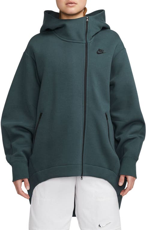 Nike Sportswear Tech Fleece Zip Hoodie In Green