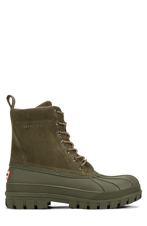 Hunter Southall Waterproof Insulated Boot In Galloway Green/mid Olive