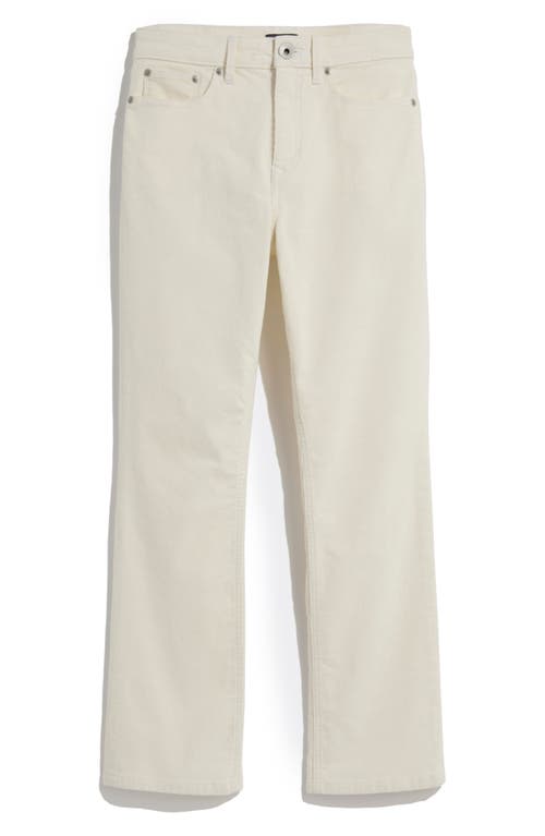 Shop Vineyard Vines Cotton Blend Stretch Corduroy Kick Flare Pants In Marshmallow