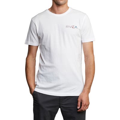Rvca Blind Motors Logo T-Shirt, White
