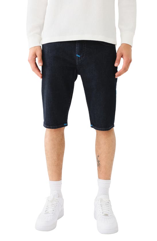Shop True Religion Brand Jeans Super T Skinny Leg Stretch Denim Shorts In 2s Body Ri