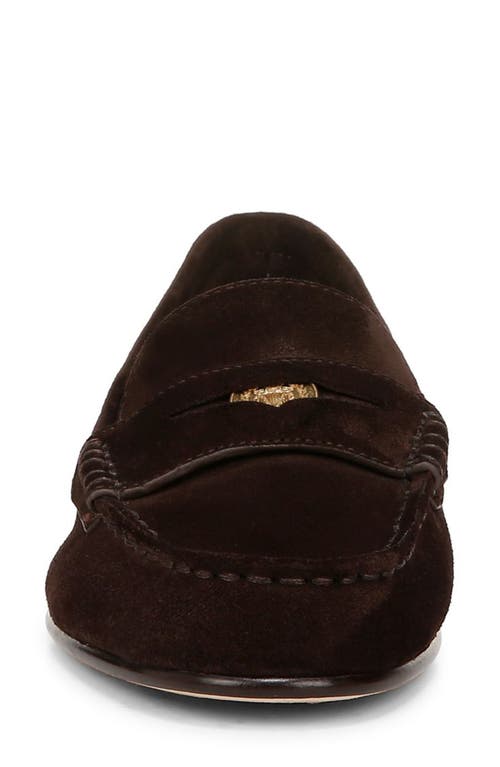 Shop Veronica Beard Penny Loafer In Espresso-ti