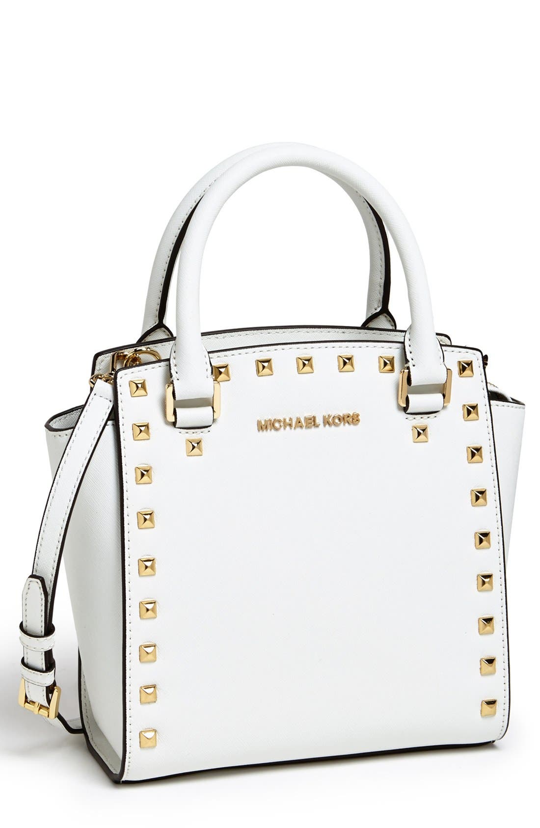 MICHAEL Michael Kors 'Selma Large' Leather Crossbody Bag Nordstrom