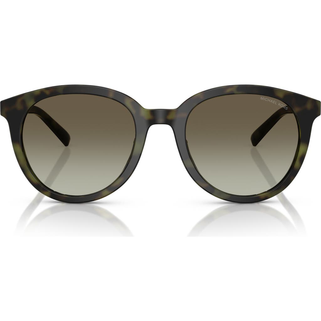 Michael Kors 53mm Round Sunglasses In Jerry Tort
