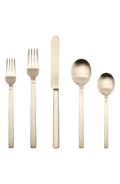 Mepra Stile Ice 5-Piece Place Setting in Champagne