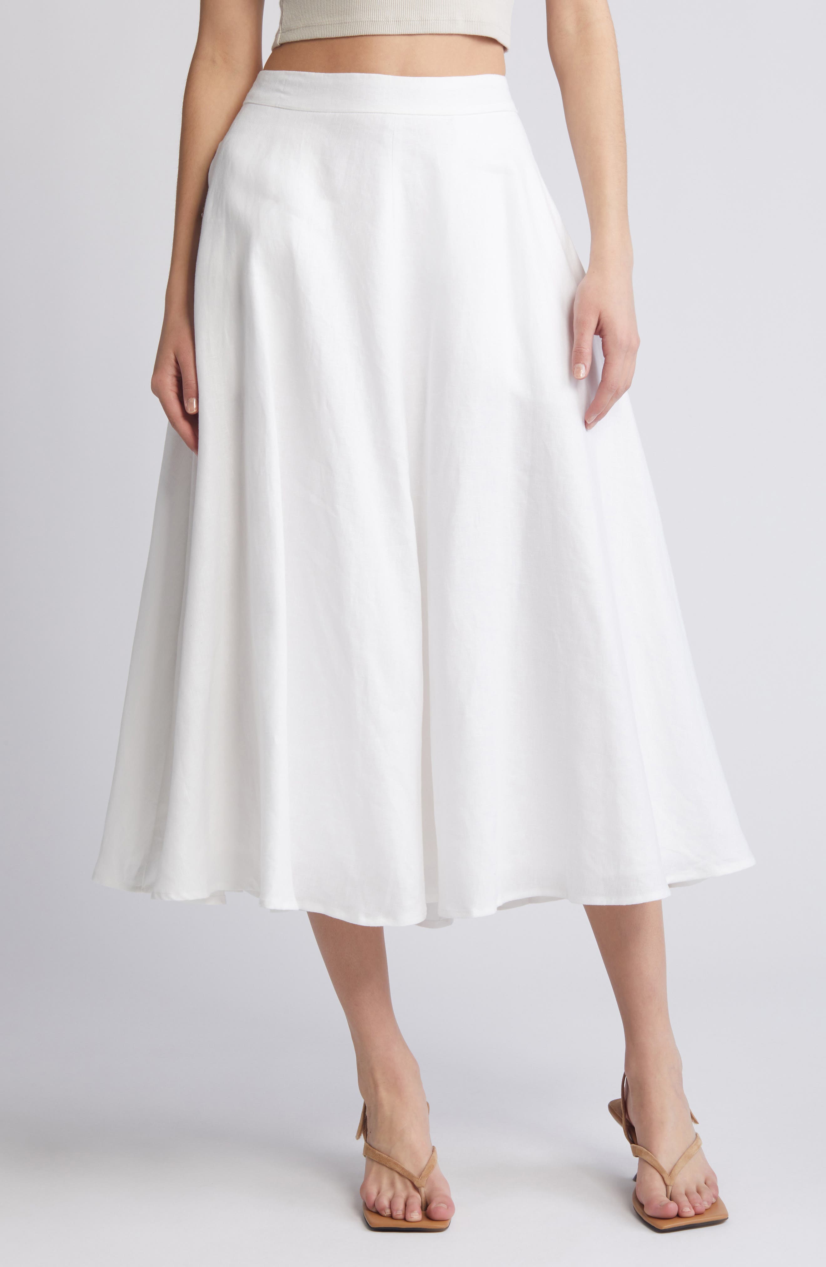 Reformation Maia Linen Skirt | Nordstrom