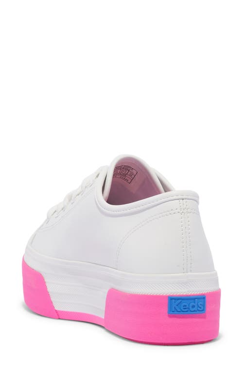 Shop Keds ® Triple Up Sneaker In White/pink