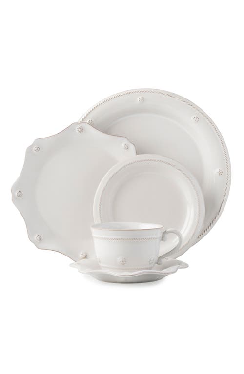 Juliska Berry & Thread Whitewash 5-Piece Place Setting with Teacup at Nordstrom