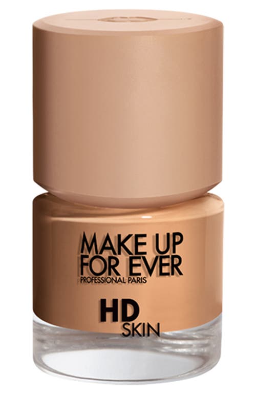 Make Up For Ever HD Skin Waterproof Natural Matte Foundation in 3N42 at Nordstrom, Size 0.04 Oz