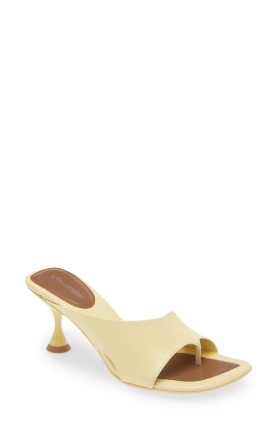Shop Jeffrey Campbell Primordial Mule In Light Yellow Taupe