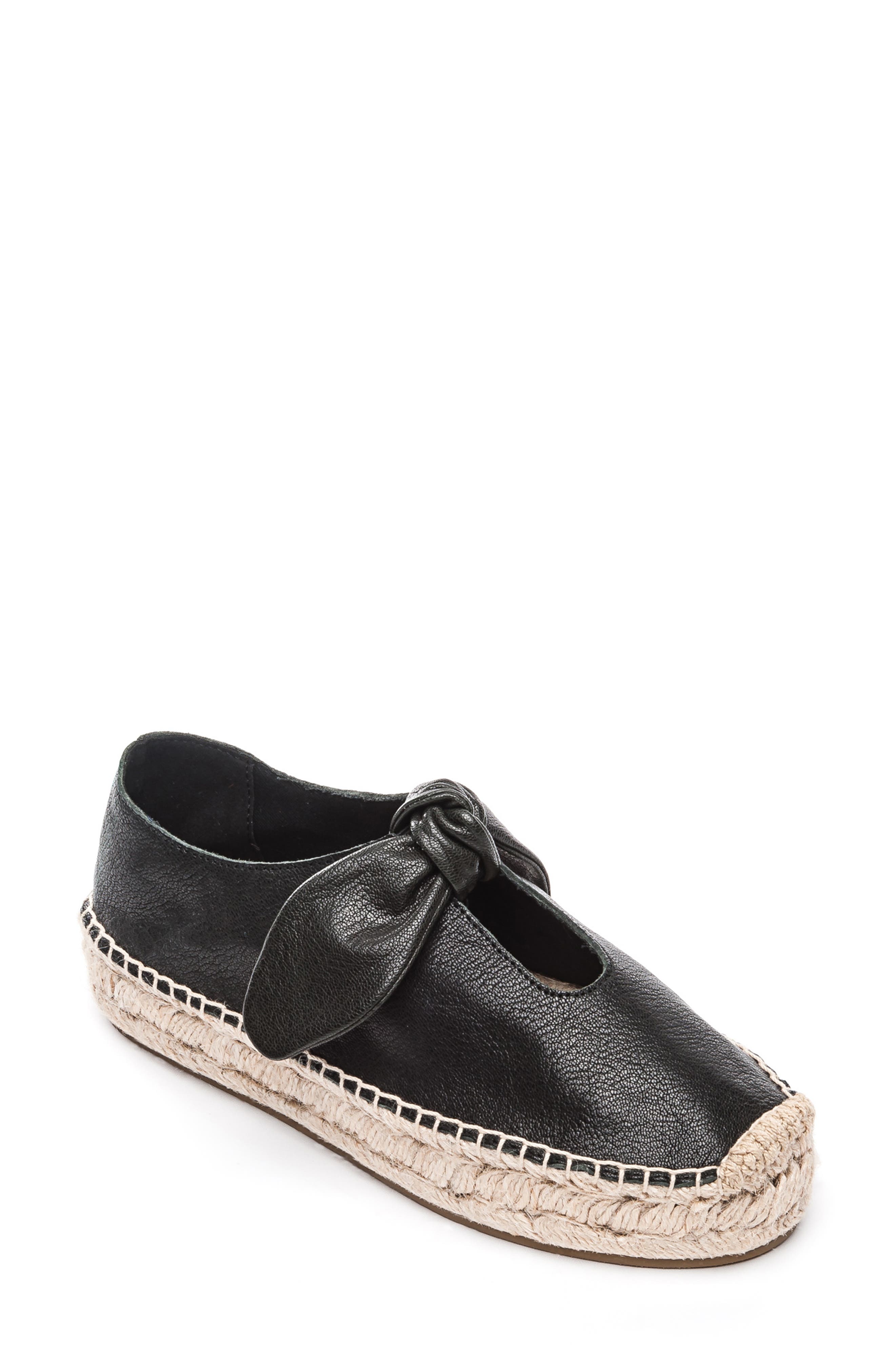Bernardo Bow Espadrille Slip-On, Black