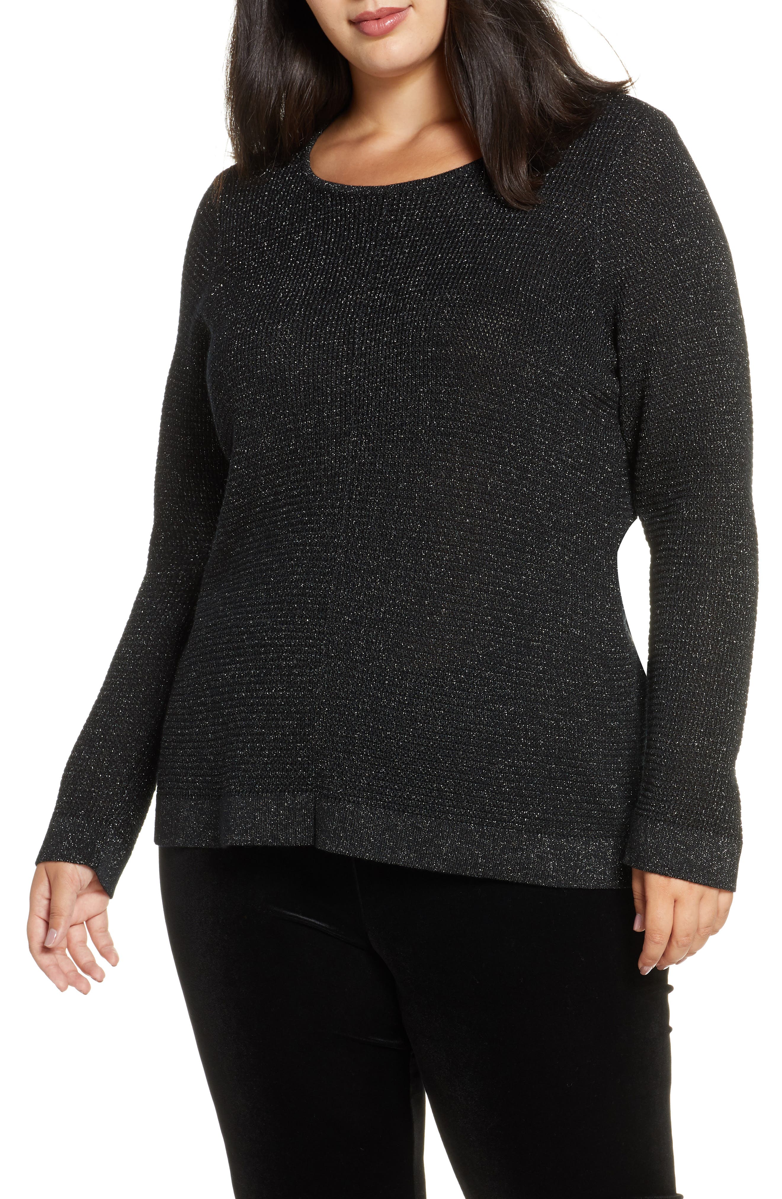 Eileen Fisher Tops Shimmer Merino Wool Blend Top