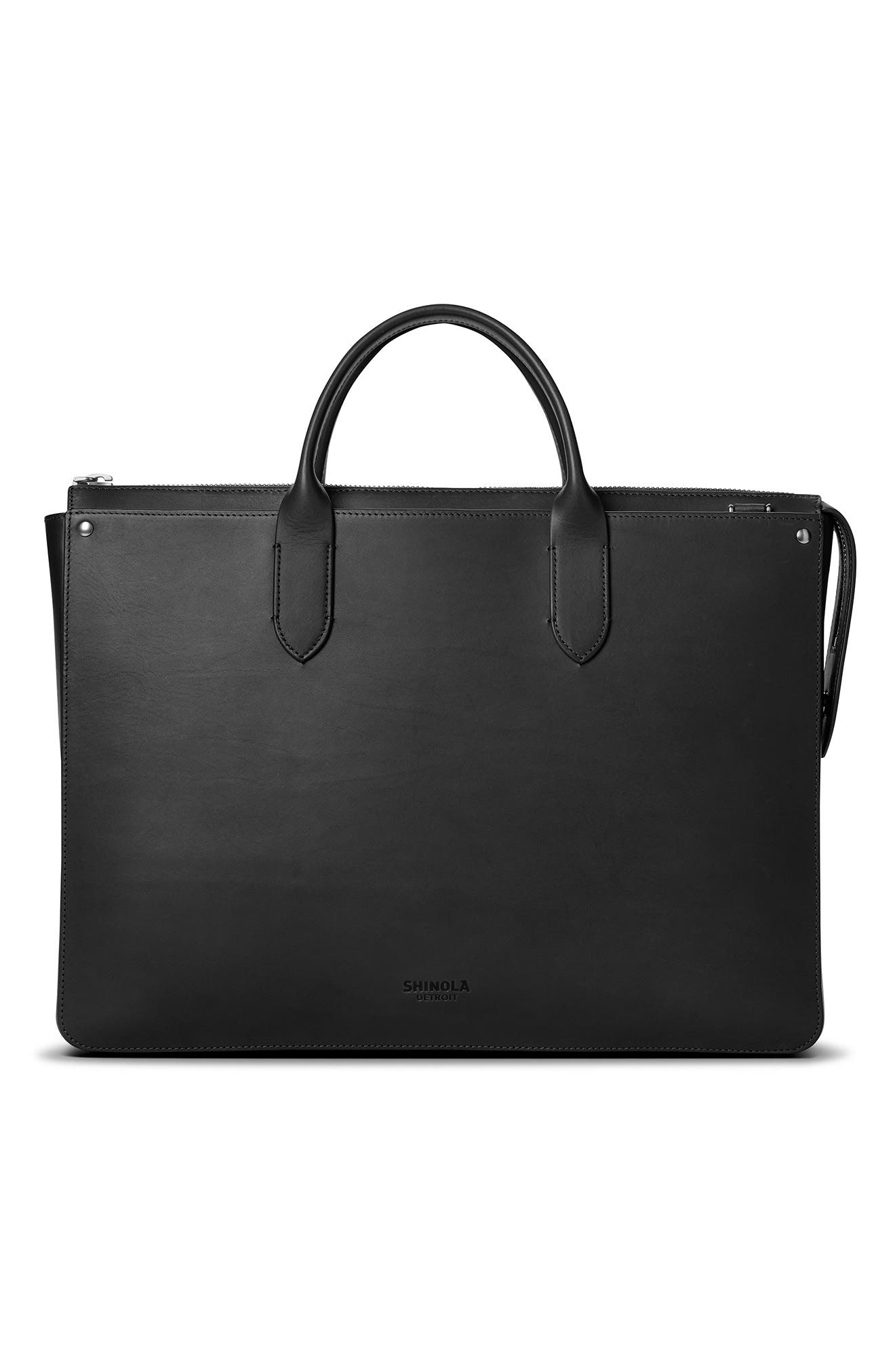 Shinola The Slim Traveler Leather Briefcase Nordstrom