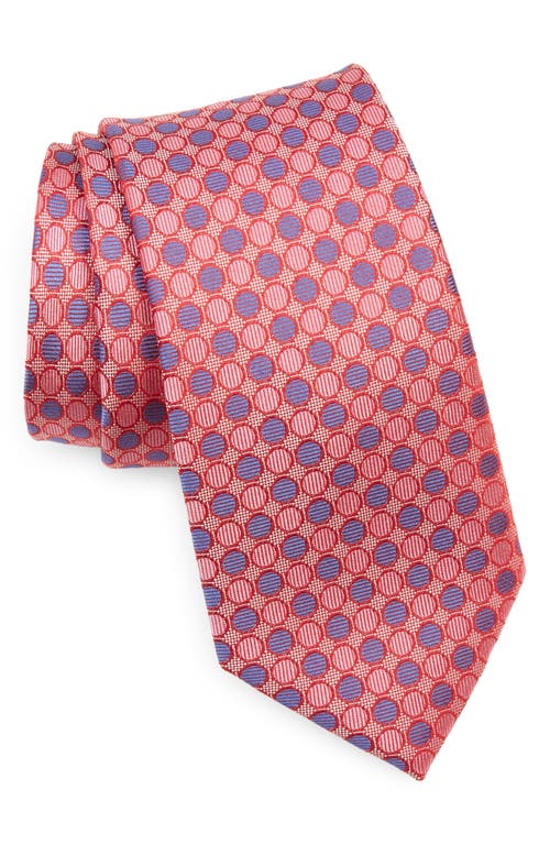 Nordstrom Hewitt Neat Geometric Silk Tie in Pink