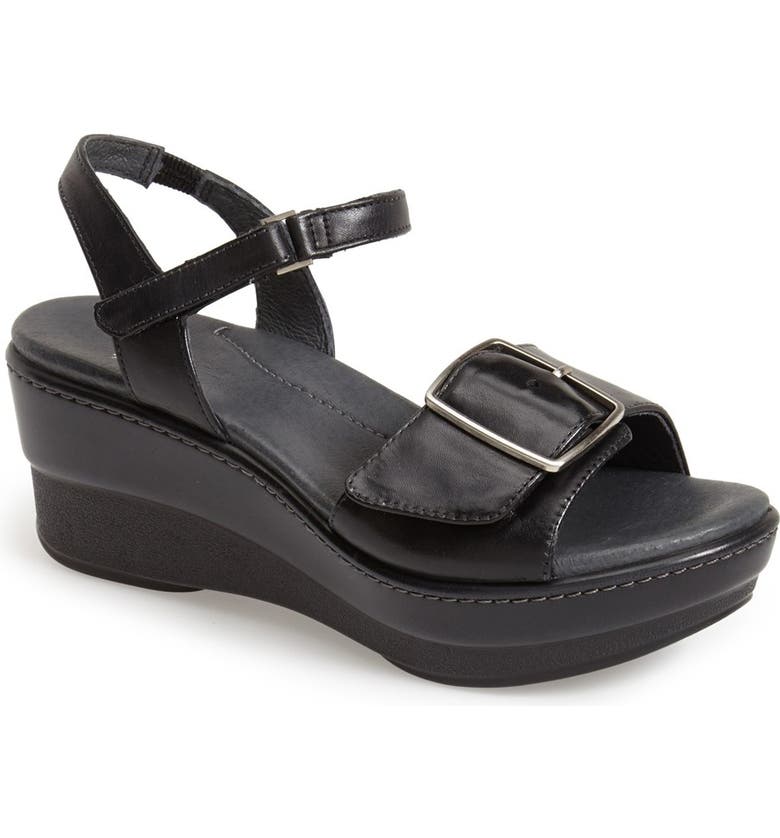 Dansko 'Georgie' Leather Quarter Strap Platform Sandal (Women) | Nordstrom