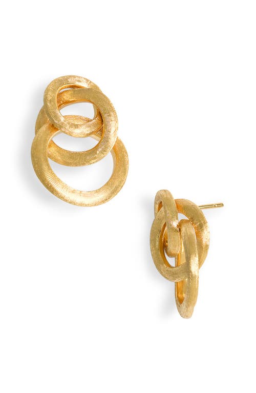 MARCO BICEGO MARCO BICEGO JAIPUR GOLD 18K YELLOW GOLD LINKED EARRINGS