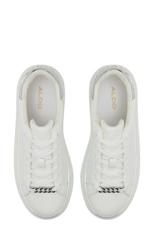 Shop Aldo Tahlea Platform Sneaker In White