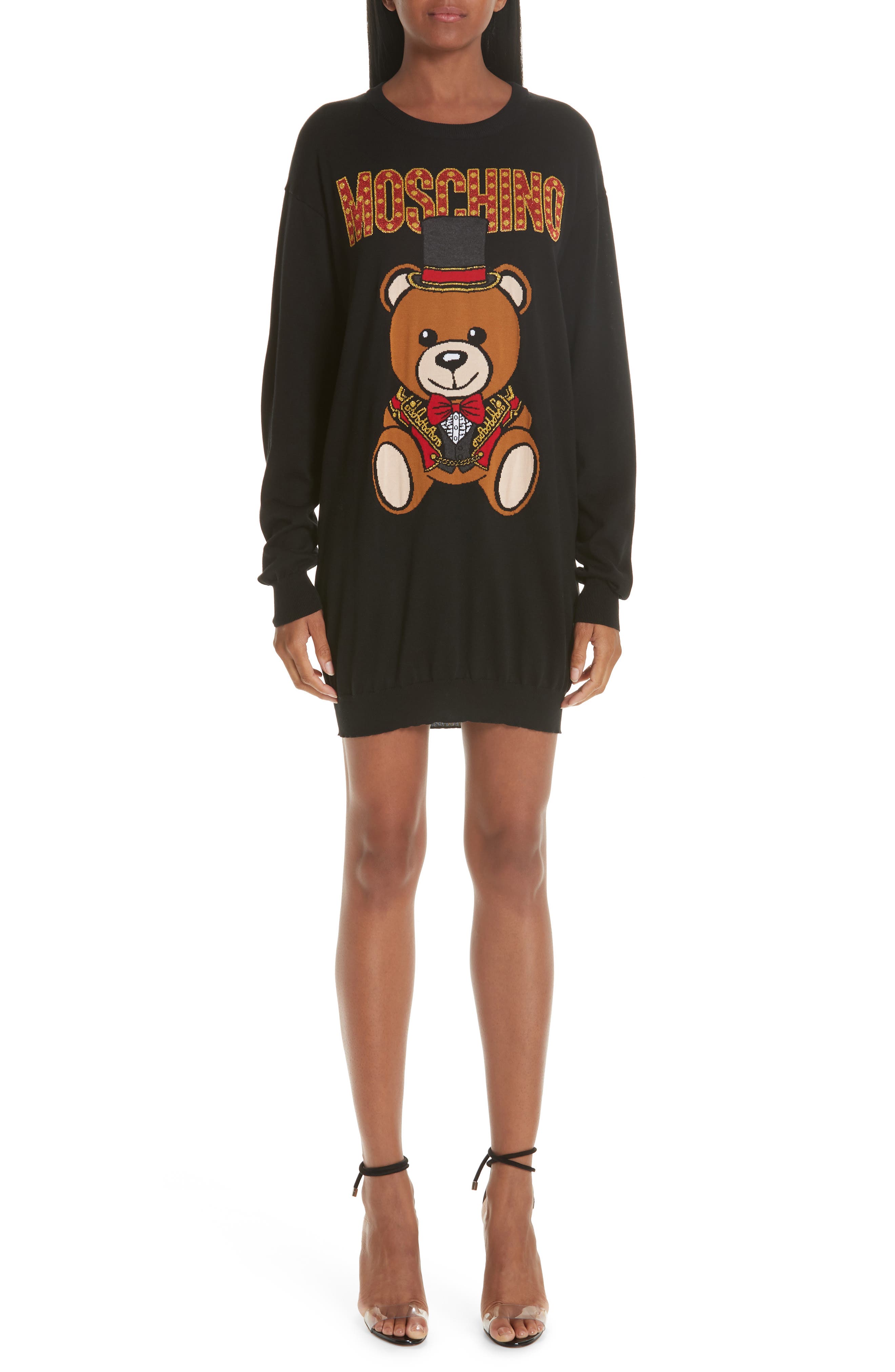 Moschino Circus Teddy Sweater Dress 