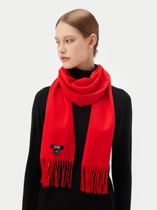Gobi Cashmere In High Risk Red