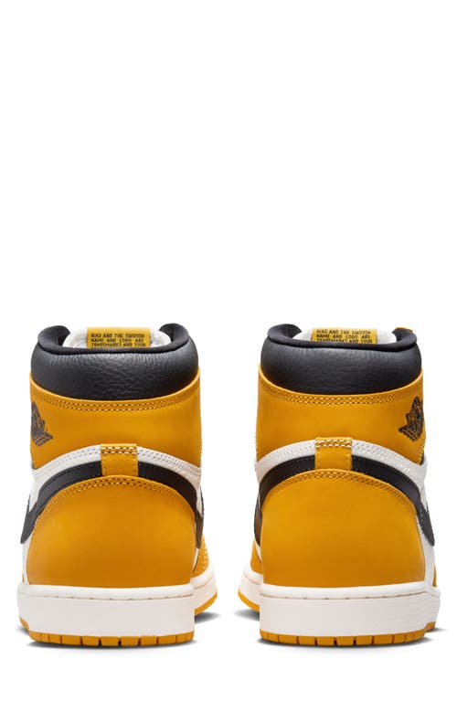 Shop Jordan Air  1 Retro High Top Sneaker In Yellow Ochre/black/sail