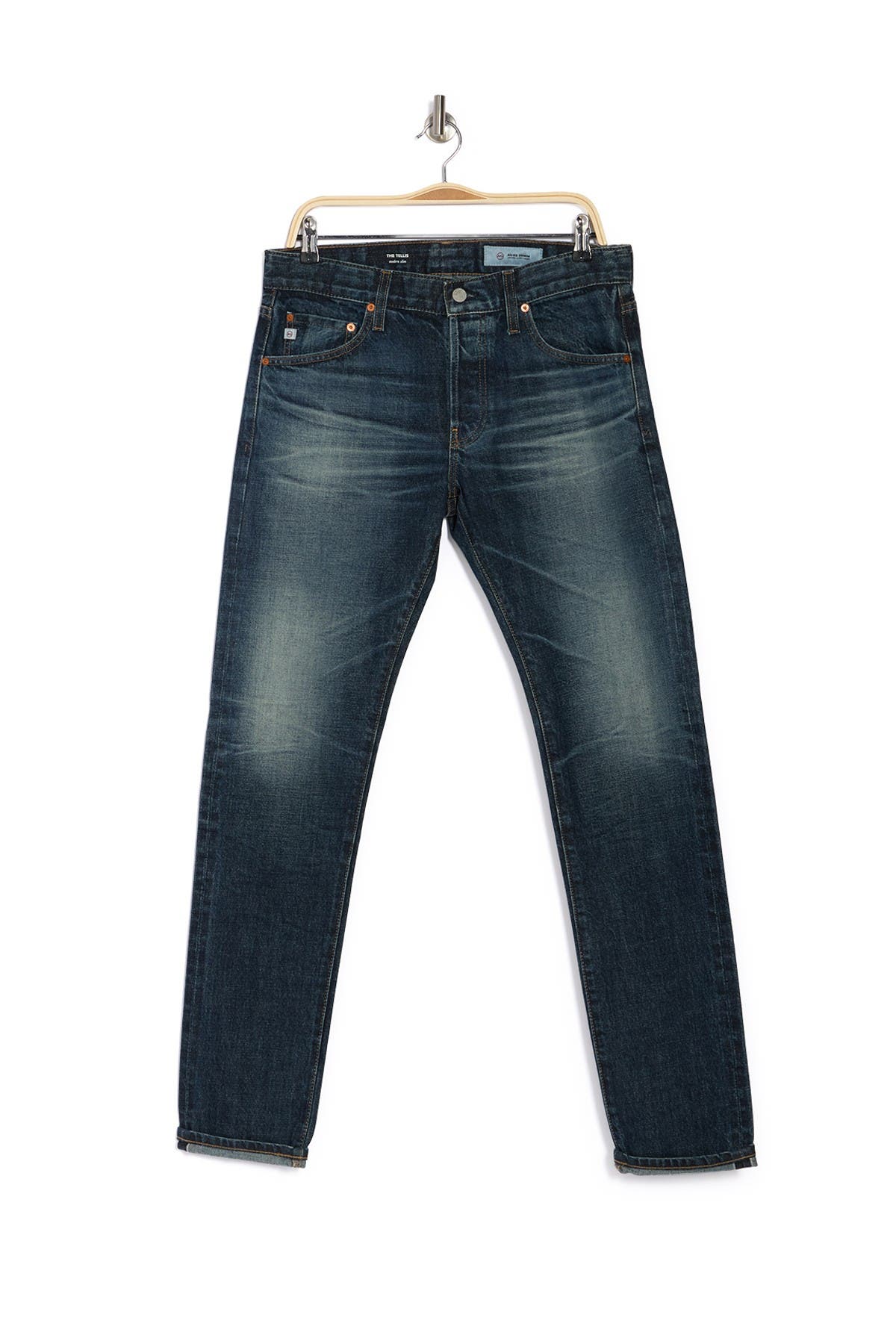 Ag Tellis Straight Leg Jeans In Navy9