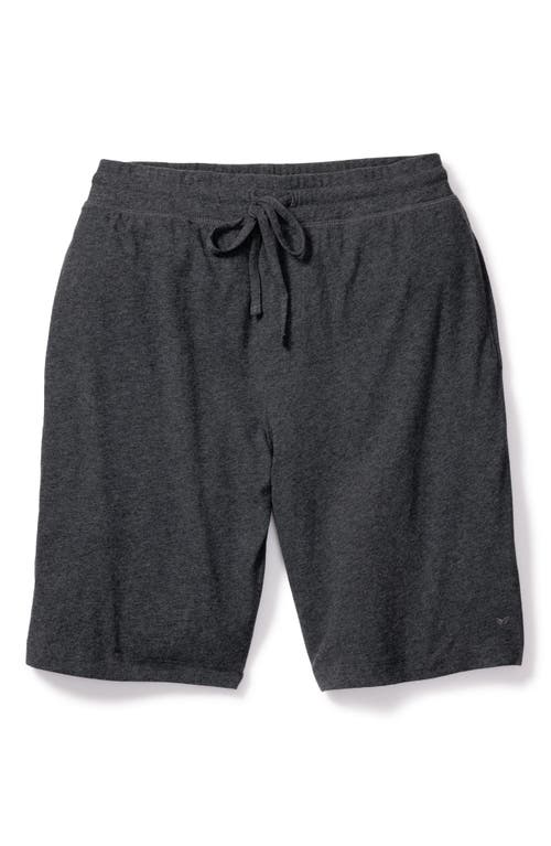 Shop Petite Plume Pima Cotton Pajama Shorts In Grey