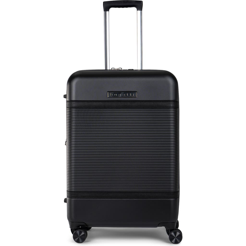 Bugatti Wellington Hardside Medium Luggage With Tsa Lock In Black