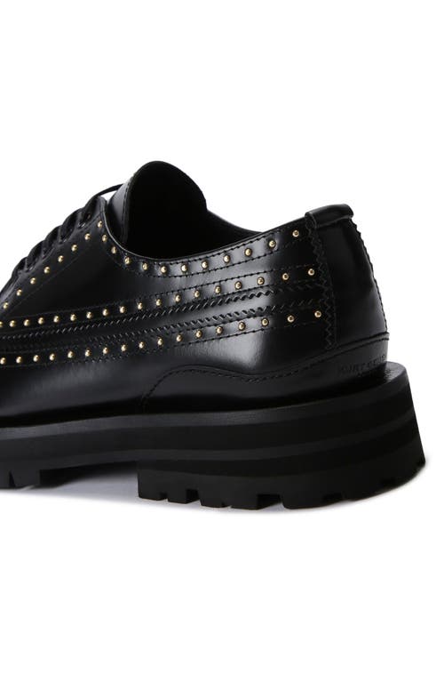 Kurt Geiger London Drayton Stud Derby In Charcoal