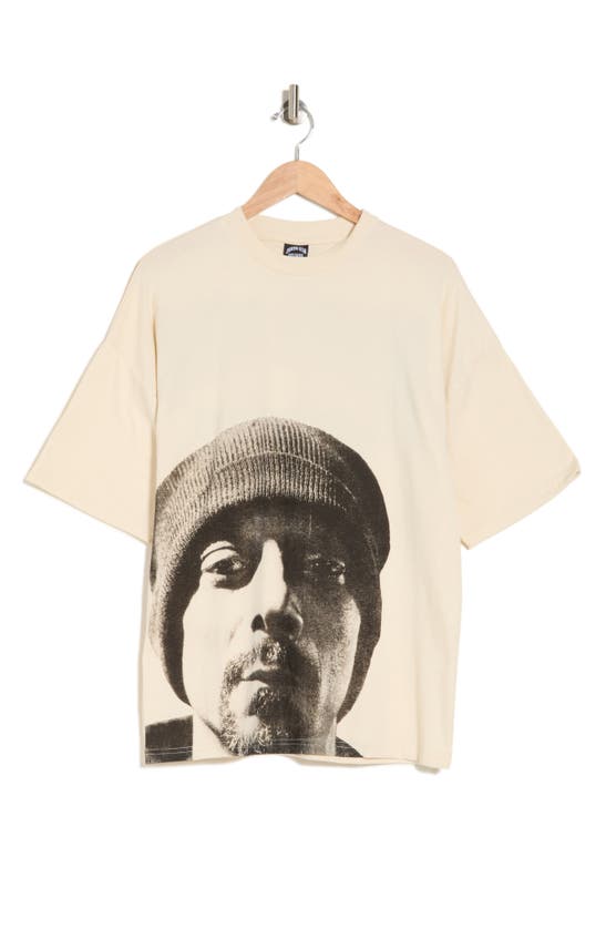 Shop Death Row Records Oversize Snoop Graphic T-shirt In Natural