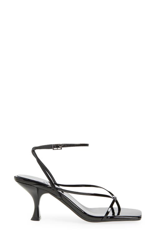 Shop Jeffrey Campbell Fluxx Sandal In Black Patent