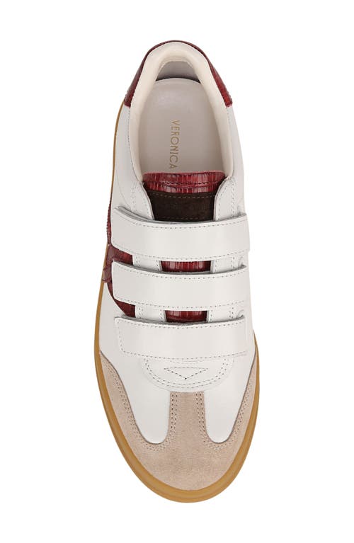 Shop Veronica Beard Reagan Sneaker In Lily/wine