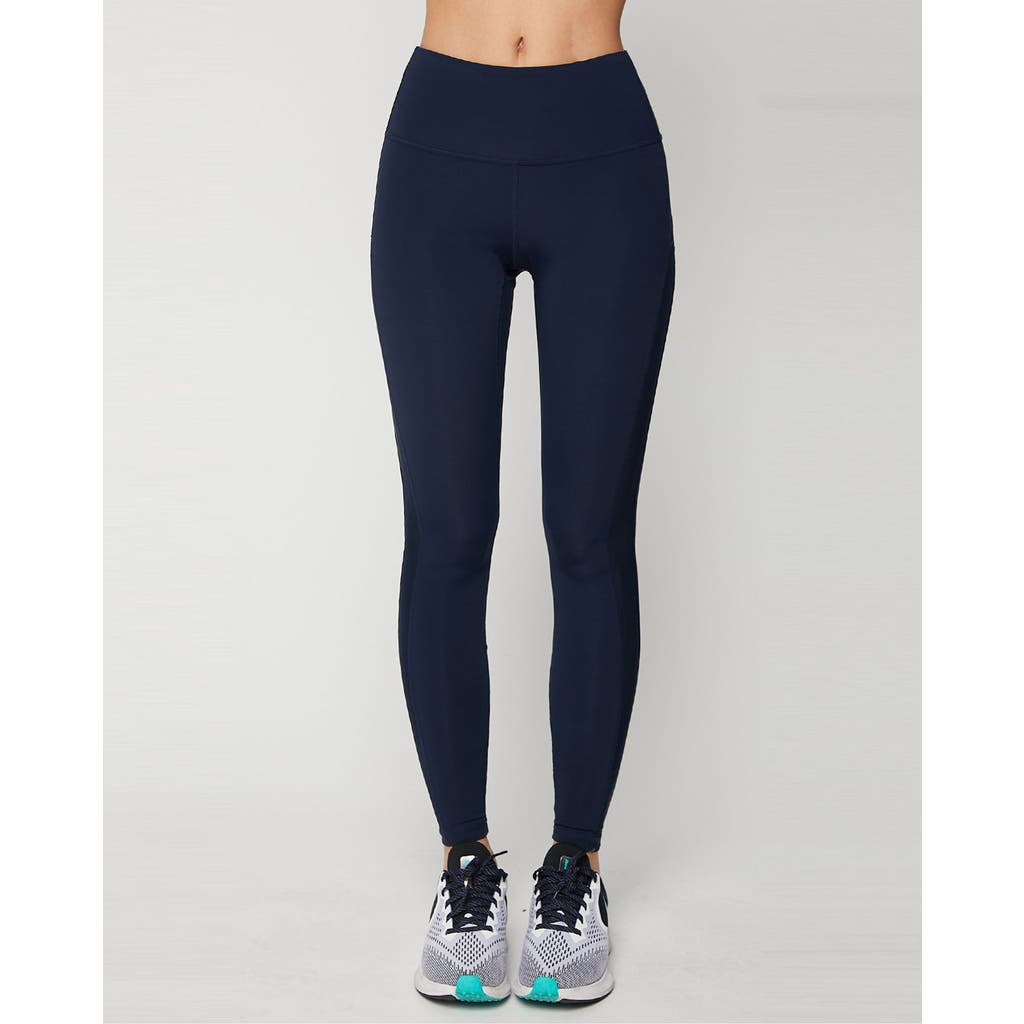 Rebody Active Incline Silkiflex High Waist Leggings 26" In Cool Navy