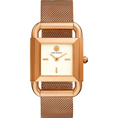 Tory Burch Phipps Leather Strap Watch, 2m X 41Mm