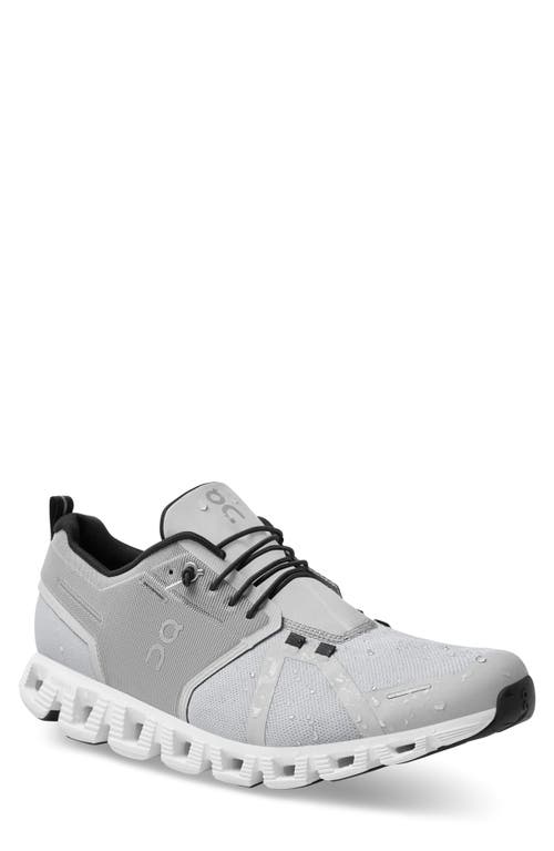 On Cloud 5 Waterproof Running Shoe Glacier/White at Nordstrom,