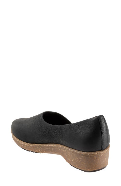 Softwalk ® Addie Half D'orsay Clog In Black Nubuck
