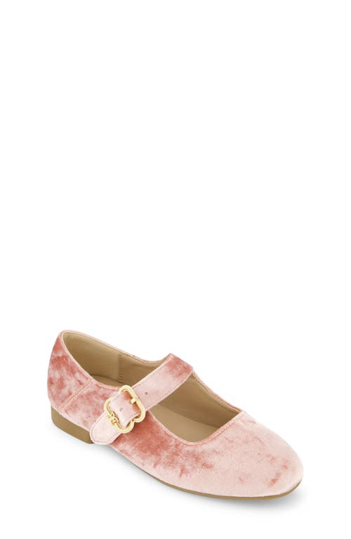 Shop Sam Edelman Kids' Maeve Michela Mary Jane Flat In Blush