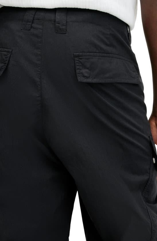 Shop Allsaints Verge Cargo Pants In Black