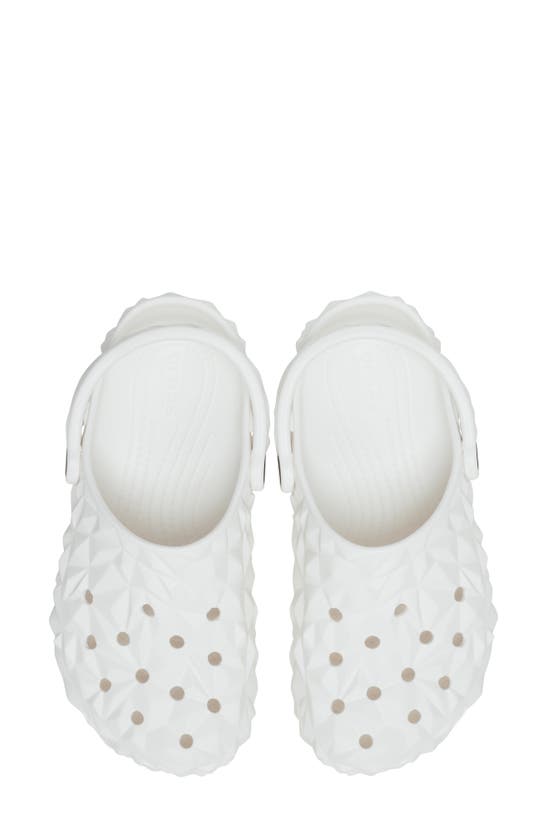 Shop Crocs Gender Inclusive Classic Geometric Water Friendly Slingback Clog In White