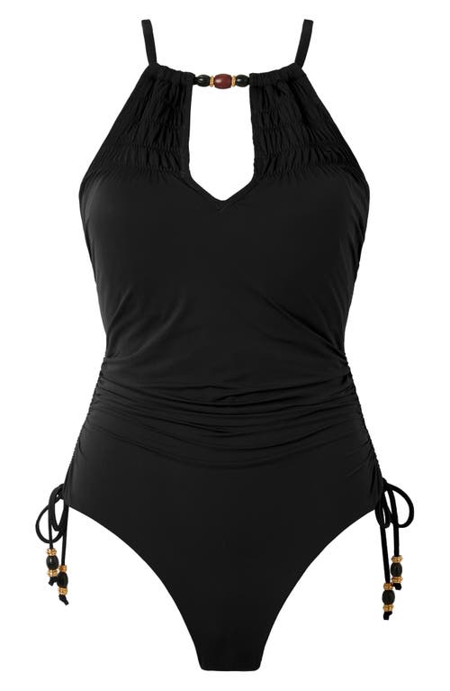 Shop Magicsuit ® Marley Sachi Ruched Strappy One-piece Swimsuit In Black