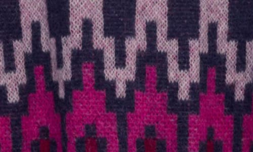 Vineyard Vines Fair Isle Alpaca & Wool Crewneck Sweater In Dark Plum